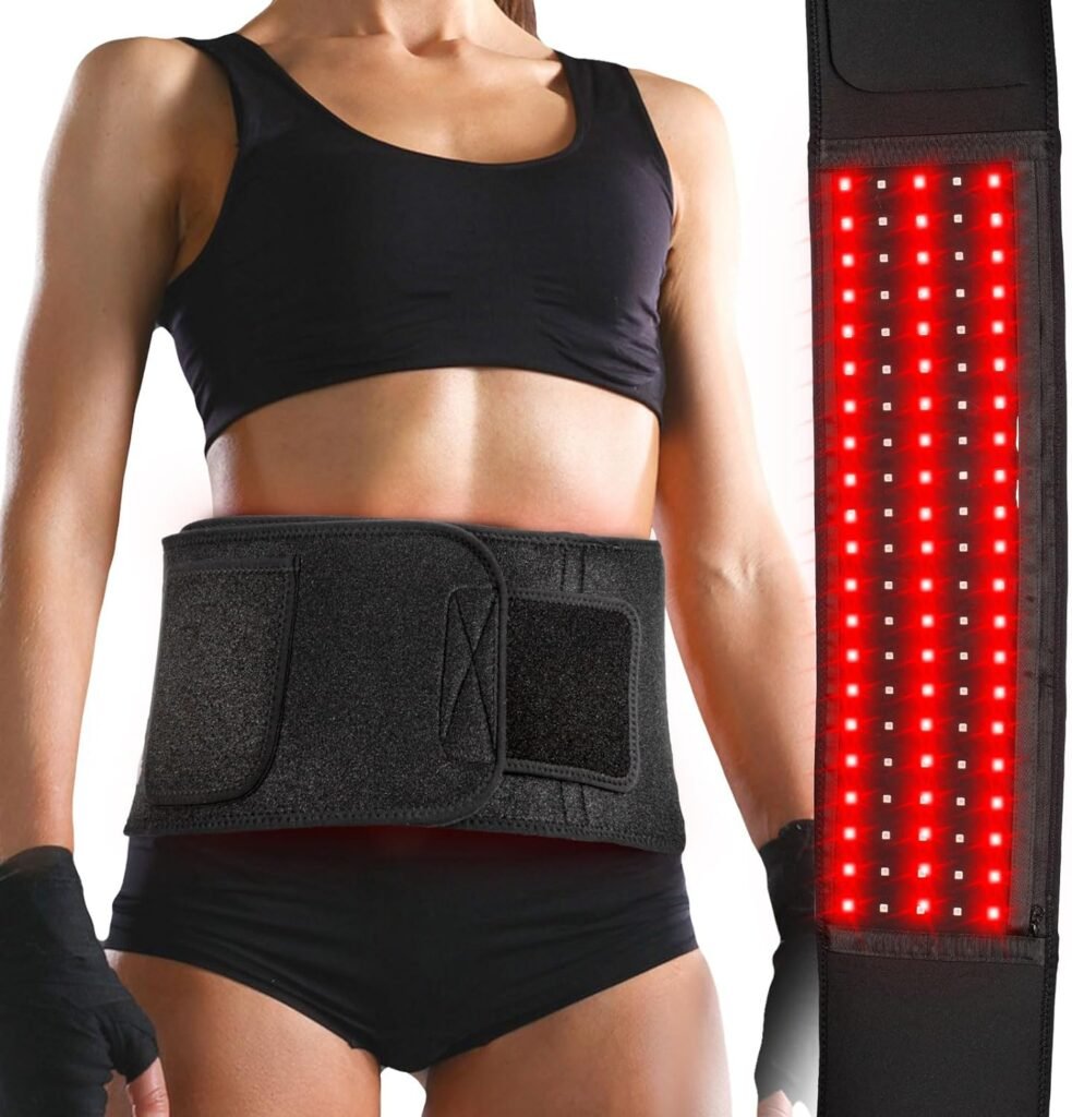 Adrxmexna Red Light Therapy Belt - Near Infrared Light Therapy  Red Light Therapy for Body, Relaxing Muscle, Inflammation, Improve Circulation - Infrared Therapy